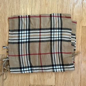 Faux Burberry scarf